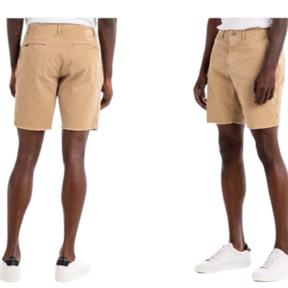 Original Paperbacks 100% cotton vintage washed flat front shorts 33 NEW NWT